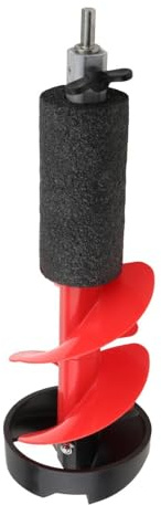 Tdoutop Taladro de Hielo Fabricado en Aleación de Aluminio, Herramienta Metálica para Deportes de Invierno Al Aire Libre, Adecuado para La Pesca en Hielo, 50cm