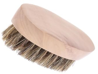 Zambuph Elliptische Bartbürste glättet raue Barthaare und ist für jeden Barttyp geeignet. Eine tolle Geschenkidee für Geburtstage und Feiertage. Schnurrbart Rasierbürste mit rundem Holzgriff.