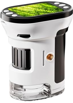 microscopi Microscopio digitale elettronico 1000X Kit microscopio portatile palmare for bambini for osservare piante e animali microscopio