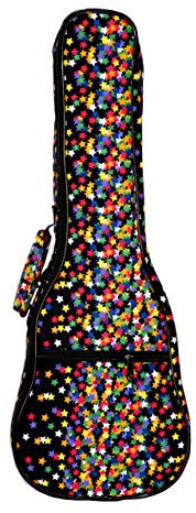 Ukulele Tasche Rucksack wasserdichte Hawaii Ukulele Handtasche Gig Bag mit verstellbaren Schultergurt (23(64 * 24 * 9cm), Stil H)