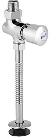 Robinet de Chasse D'urinoir Valve pour Chasse en Alliage Robinet Mural à Bouton Fixé au mur avec Temporisation Manuelle à Fermeture Automatique Manuel appuyant sur l'outil de Chasse