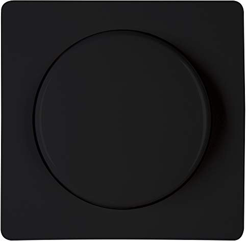 KOPP 333750188 Paris 333750188-Regulador de Intensidad de luz (empotrable), Color Negro Mate
