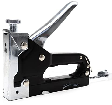 TrendLine Tacker Heftgerät Klammergerät Hefter Handtacker Tacker Set