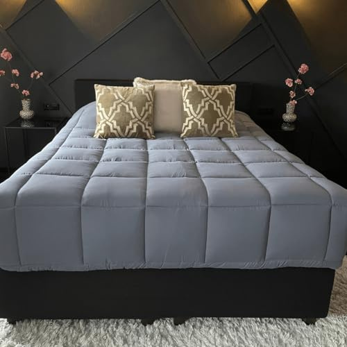 Zelesta Easybed Light Bettdecke 135x200 4 Jahreszeiten - Bettwäsche winterdecke und Sommer-Bettdecke Duvet - Waschbare bettdecke ohne Bezug - Anti-Allergene Steppdecke - Bettwäsche mit Muster