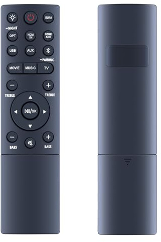 GOUYESHO Télécommande TS8212-NA pour Barre de Son Dolby TCL 4K Alto 8 Plus2.1.2 Channel