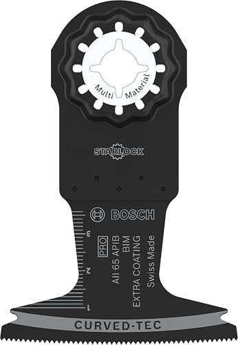 Bosch 1x PRO Multi Material AII 65 APIB Multitool Blade (for Wood with Nails, Metal Sandwich, Width 65 mm, Professional Accessory Multitool)