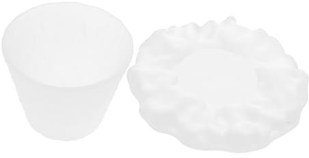 PHENOFICE Set di Sottobicchieri Glassati Tazze da tè in Delicate Tazze da Bere per Kung Fu tè Resistente E Durevole per Uso Domestico