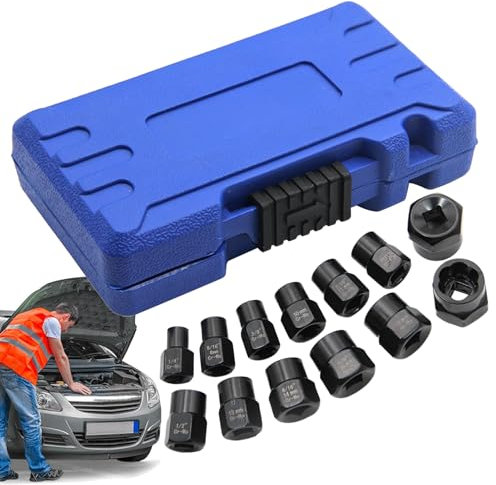 Bolzen Extraktor Set | 13-teiliger Bolzenextraktor-Set,Präzises Entfernungswerkzeug Mit Rutschfestem Ergonomischem Griffdesign Für Kfz-Werkstatt Achsabfluss Induktion