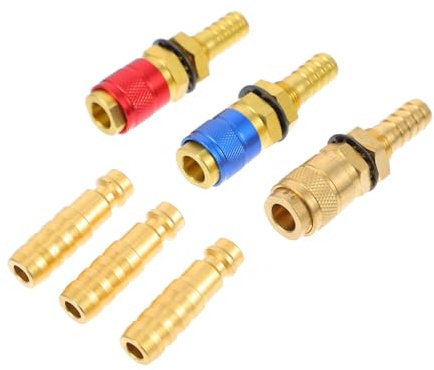 Toyvian Adaptador De Gas Refrigerado por Agua Conector Rápido para Soldadora De Liberación Rápida Conector De Manguera Accesorio De Soldadura