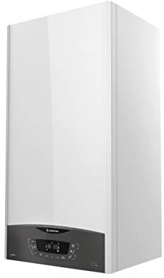 Chaudière à condensation, modèle Clas ONE SYSTEME 24 FF EU, chauffage uniquement pour gaz naturel et propane, pompe à haut rendement (référence Ariston 3301031), blanc, standard
