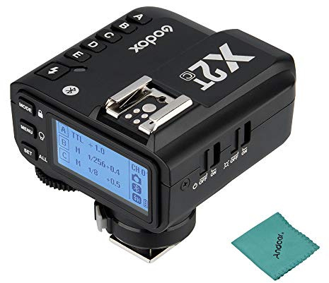 Godox X2T-C E-TTL II Drahtloser Blitzauslöser 1 / 8000s HSS 2.4G Drahtloser Auslösersender Kompatibel mit Canon DSLR-Kameras für Godox V1 TT685C TT350C V860II-C TT600 AD200 AD200Pro