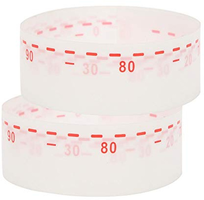 HEEPDD Strickmaschine Lineal, 2 STÜCKE Nylon Professionelle Strickmaschine Nadel Lineal Nähnadeln Anzeige Stricker Zubehör für KR830 KR840 (1,10 x 36,22 Zoll) Ersatzteile &