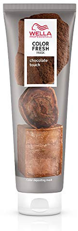 Wella Professional Color Fresh Mask | Temporary Color Refresh Treatment |Semi-Permanent Hair Dye | Wash Out Colour |150ml | Chocolate Touch