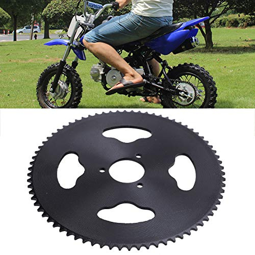 Kuuleyn Ruote dentate per Catene a rulli,pignone Posteriore,Corona Posteriore, Leggera T8F 74T Dente 35MM Corona Posteriore in Acciaio Accessori di Ricambio per Moto durevoli Nero