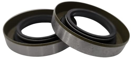 2 Pcs Wellendichtring BO 35mm x 62mm x 7mm | Typ BO - Wellendichtring in einem offenen Metallgehäuse mit zusätzlicher Staublippe | Simmerringe 35x62x7