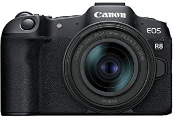 Canon EOS R8 Mirrorless Camera with RF 24-50mm f/4.5-6.3 IS STM Lens