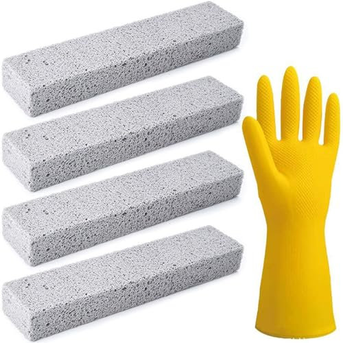 Piedra Pómez para Inodoro, Bloque para Limpieza de WC, Piedra Limpiadora WC, Limpios Piedra Pómez uso Doméstico, Piedra Pomez para Aseo, Baño, Cocina