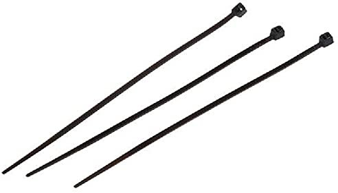 TGDGFKIAS Colliers de câblage Auto-verrouillables Zip, Colliers de Serrage, Colliers de Serrage en Nylon, 1000 pièces, Collier de Serrage en Plastique Noir, 95 mm