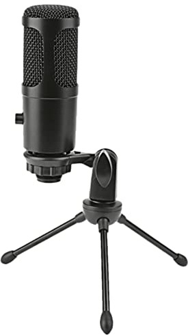 CONGARTENO 1 set Microfono Condensatore USB Professionale con Treppiede per Registrazioni Streaming Broadcasts Design Resistente e Facile Installazione Audio Superiore per Studio