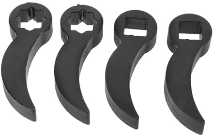 Hemobllo 4 Pièces Adaptateur Clé à Cliquet Acier Résistant Kit pour Entretien Véhicule Réducteur Douille Multi-angle Outil de Réparation et Flexible pour Boîte à Outils