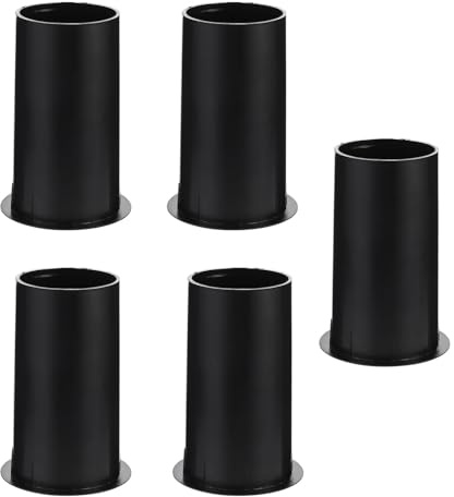 HIAKDOFT Set 5 Tubi Porta Subwoofer in Plastica Per Altoparlanti, Ricambio Bass Reflex Resistente Alle Macchie, Installazione Semplice Per Audio Domestico Potente e Preciso