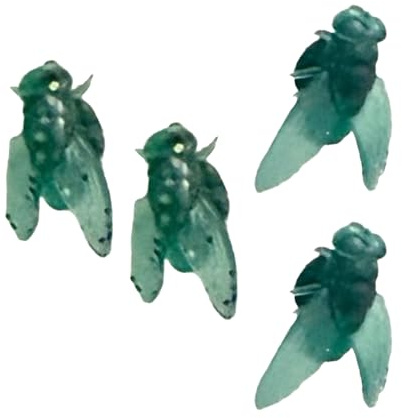 Boucles d'oreilles noires détaillées orientées vers la mouche, substance fine en colophane, confort constant, bijoux d'oreille amusants, taille unique, Comme décrit, Comme décrit.