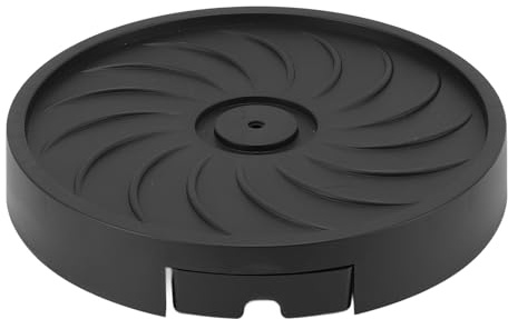 KKPLZZ Soporte Rodante para Plantas, Bandeja de Paletas de Macetero Móvil de Plástico con 4 Ruedas para Jardín, Patio, Plantas en Macetas, Macetas (Ancho Interior Negro 30 cm/11,8 Pulgadas)