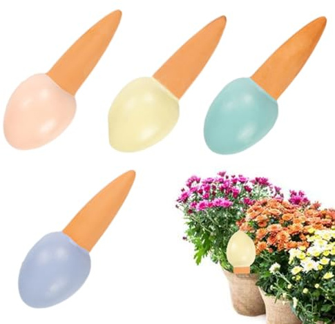 Puntas de riego de plantas, 4 unidades, dispositivos automáticos de riego para macetas, tomates, jardín, vacaciones, etc