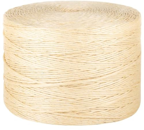 Generico Corda in Sisal 100% 3 mm 400 m,Articoli di ferramenta,Accessori ferramenta,Corde, Fili e Catene,Cavi e funi,Marrone,2.13 kg,155005
