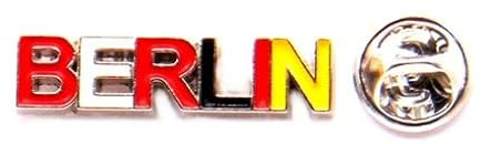 Berlin Schriftzug bunt Pin - Anstecker Berlin Schriftzug bunt - Berlin Souvenir