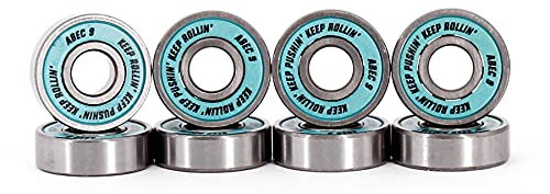 BTFL Cuscinetti a sfera ABEC 9 per pattini a rotelle, skateboard, longboard e scooter