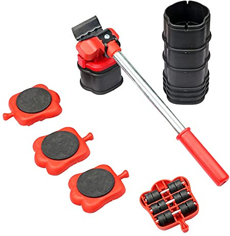 Baymate Möbel Transportroller & Möbelheber, Möbelroller und Lastenheber, Je 150 kg Tragkraft, Anti-Rutsch-Beschichtung, 360° Einstellbarer Winkel, Zum mühelosen Verschieben von Möbeln