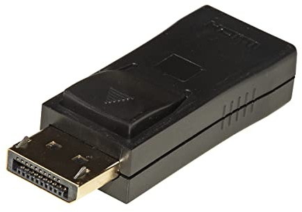 LINK LKADAT212 Adaptador Displayport 1.2 Macho Hdmi 2.0 Hembra Contactos Dorados 4K 60Hz, Negro