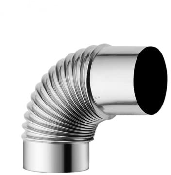 SPORTARC Tubo della stufa della canna fumaria della curva 90 ° della fodera del camino del gomito di 90 gradi dell'acciaio inossidabile multi