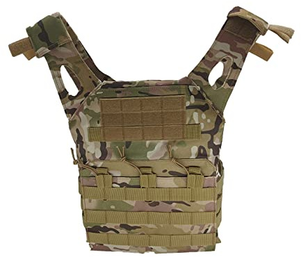 Taktische Weste ，Plate Träger Weste multifunktionale militärische Ausbildung、 Outdoor-Erweiterung、 Feld CS militärische Fans leichtes Militär, verstellbare Sportweste