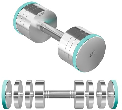 Dripex Hanteln Set, Verstellbare Hanteln 2er Set oder Einzeln aus Stahl Gewicht einer einzelnen Hantel: 2,5kg, 5kg, 7,5kg, 10kg, 15kg, 25kg, 30kg, Kurzhanteln für Zuhause
