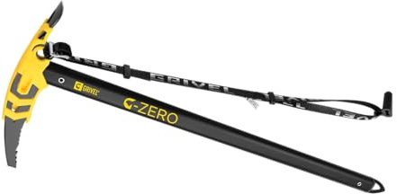 GRIVEL G Zero Black Eispickel mit Isolierung, 74 cm, CE Hocker, Uni, Erwachsene, 74