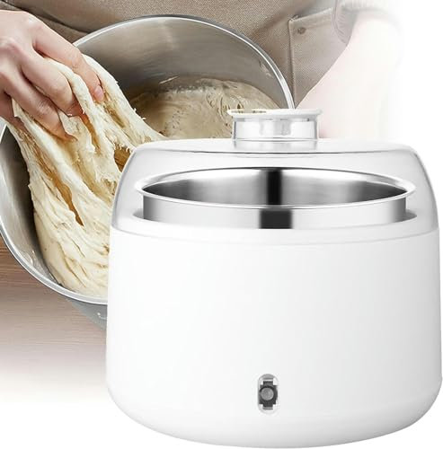 MOSOHINO Yogurtera electrónica automática, fermentador de Masa de 500-1000 ml de Capacidad, fermentador de natto de 20 W, Vaso de fermentación de Yogur con Temporizador, termostato para natto