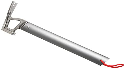 WHAMVOX Lagerkeule Zeltheringzieher Hammerwerkzeuge Für Handpfähle Tragbares Zelt Bohrhammer Mini-werkzeuge Nagelentferner Abzieher Zelthammer Aus Aluminium Einsatz Grey Aluminiumlegierung