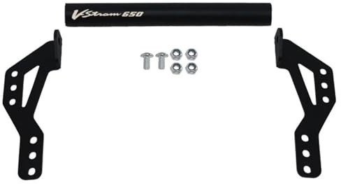 Soporte navegación Motocicleta Soporte De Placa De Navegación GPS Para Motocicleta 2022 Para SUZUKI DL650 Vstrom 650 XT 650XT V-strom DL 650 Soporte De Extensión Para Teléfono Teléfono GPS Soport(Negr