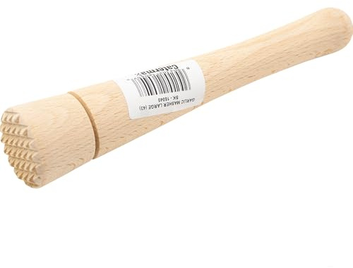 2 X Wooden Garlic Masher - Crusher, Mincer, Kitchen Hand Tool | Cooking Pounder Herbs & Spice, Multi Purpose Ice Breaker, Lightweight & Sturdy, Kitchenware