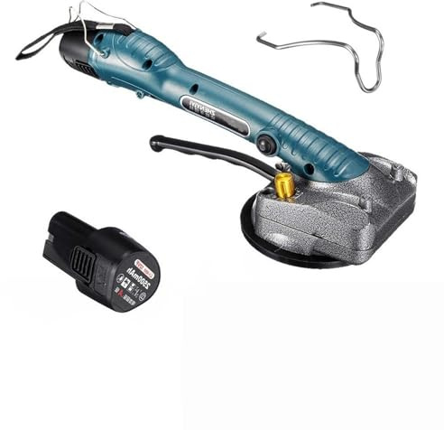 Outils de Carrelage, Vibrateur de carreaux de nivellement automatique de carreaux 600W vibrateur de carrelage à main for 100x100cm de carreaux de plancher de plancher de plancher de plâtre(1 battery)