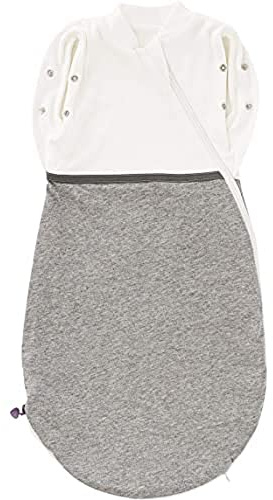Träumeland S1000101 Puck-Schlafsack Air grau meliert, von 0-3 Monate, mehrfarbig