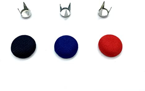 3dancraftit Baseball cap Baseballmütze-Knöpfe mütze-Knopf mit Knopfverschluss Hut-Knopfrsatz Reparaturzubehör Lieferungen 16mm Mixcolor H155ABC