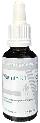 VITARAGNA Vitamin K1 Tropfen flüssig, Phytomenadion K-Tropfen - hochdosiertes Liquid in Oliven-Öl gelöst, 30 ml, 480 Tagesdosen