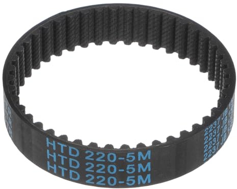 sourcing map HTD-5M Gummi Zahnriemen 220mm Umfang x 15mm Breite x 3,6mm Höhe, 44 Zähne Gummizahnriemen Keilriemen Antriebsriemen geschlossen Zahnriemenscheiben, 5mm Steigung