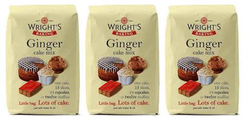 Wright's Baking Ginger Cake Mix 500g (Pack of 3) - Alpine Heights