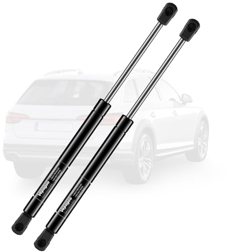 Vepagoo 2X Heckklappendämpfer Kofferraum Gasdruckfedern für 2009-2016 Audi A4 Allroad 8KH B8, 2007-2015 A4 Avant 8K5 B8 Kombi 500MM 530N Gasfeder Gasdämpfer Lift Stützen, Ersatz für 8K9827552A