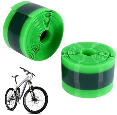 Vmxlso 2 forros antipinchazos para cubierta MTB 29, cintas de protección, protector plano de tubo compatible 29/26/700 C