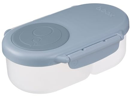 b.box Fiambrera Infantil con Compartimentos | Bento Box Infantil Mini con 2 Compartimentos Herméticos | Caja de Almuerzo y Picoteo para Niños | Cabe 1 Fruta Entera | Sin BPA